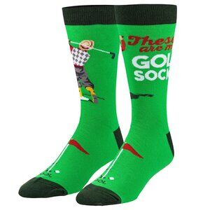 Brand New - These Are My Golf Socks Athletic Crew Socks-Mens 8-12 ; Womens 10-13